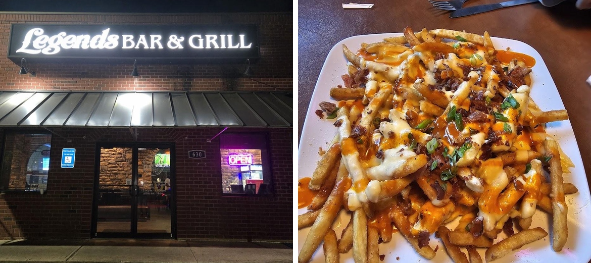 Legends Bar & Grill Menu
